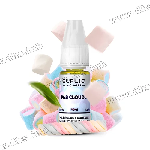 Сольова рідина ElfLiq Salt 10 мл (50 мг) - PB Cloudd (Маршмелоу)