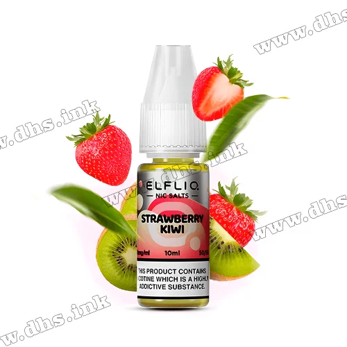 Солевая жидкость ElfLiq Salt 10 мл (50 мг) - Strawberry Kiwi (Клубника, Киви)