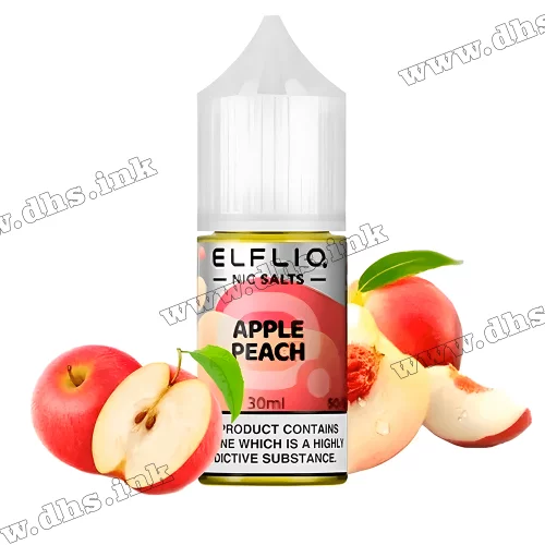 Сольова рідина ElfLiq Salt 30 мл (50 мг) - Apple Peach (Яблуко, Персик)