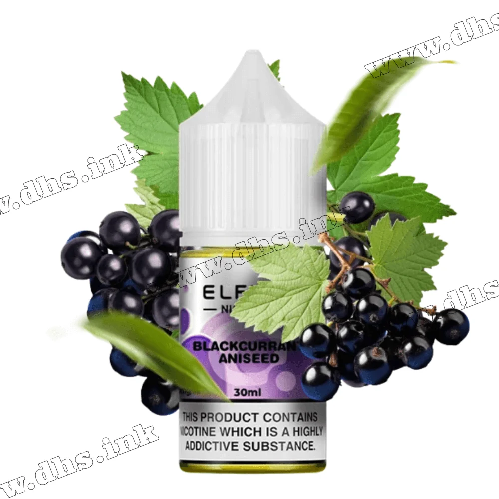 Солевая жидкость ElfLiq Salt 30 мл (50 мг) - Blackcurrant Aniseed (Черная Смородина, Анис) Солевая жидкость ElfLiq Salt 30 мл (50 мг) - Blackcurrant Aniseed (Черная Смородина, Анис)