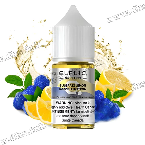 Солевая жидкость ElfLiq Salt 30 мл (50 мг) - Blue Razz Lemonade (Лимонад, Голубика, Малина)