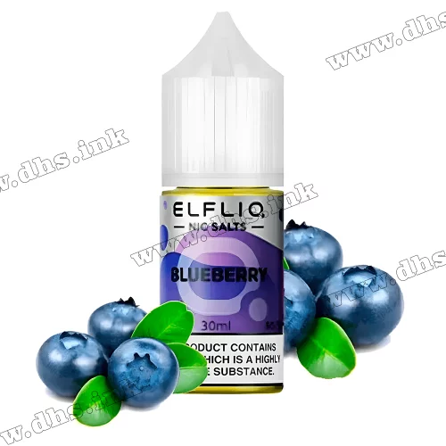 Сольова рідина ElfLiq Salt 30 мл (50 мг) - Blueberry (Чорниця)