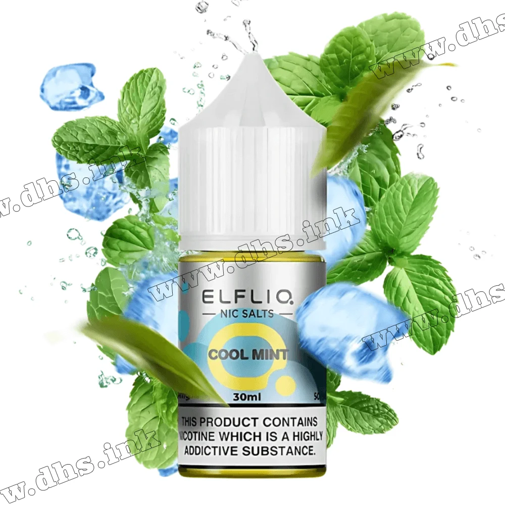 Солевая жидкость ElfLiq Salt 30 мл (50 мг) - Cool Mint (Мята, Лед)