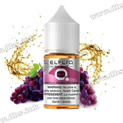 Солевая жидкость ElfLiq Salt 30 мл (50 мг) - Grape (Виноград)