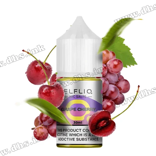 Сольова рідина ElfLiq Salt 30 мл (50 мг) - Grape Cherry (Виноград, Вишня)