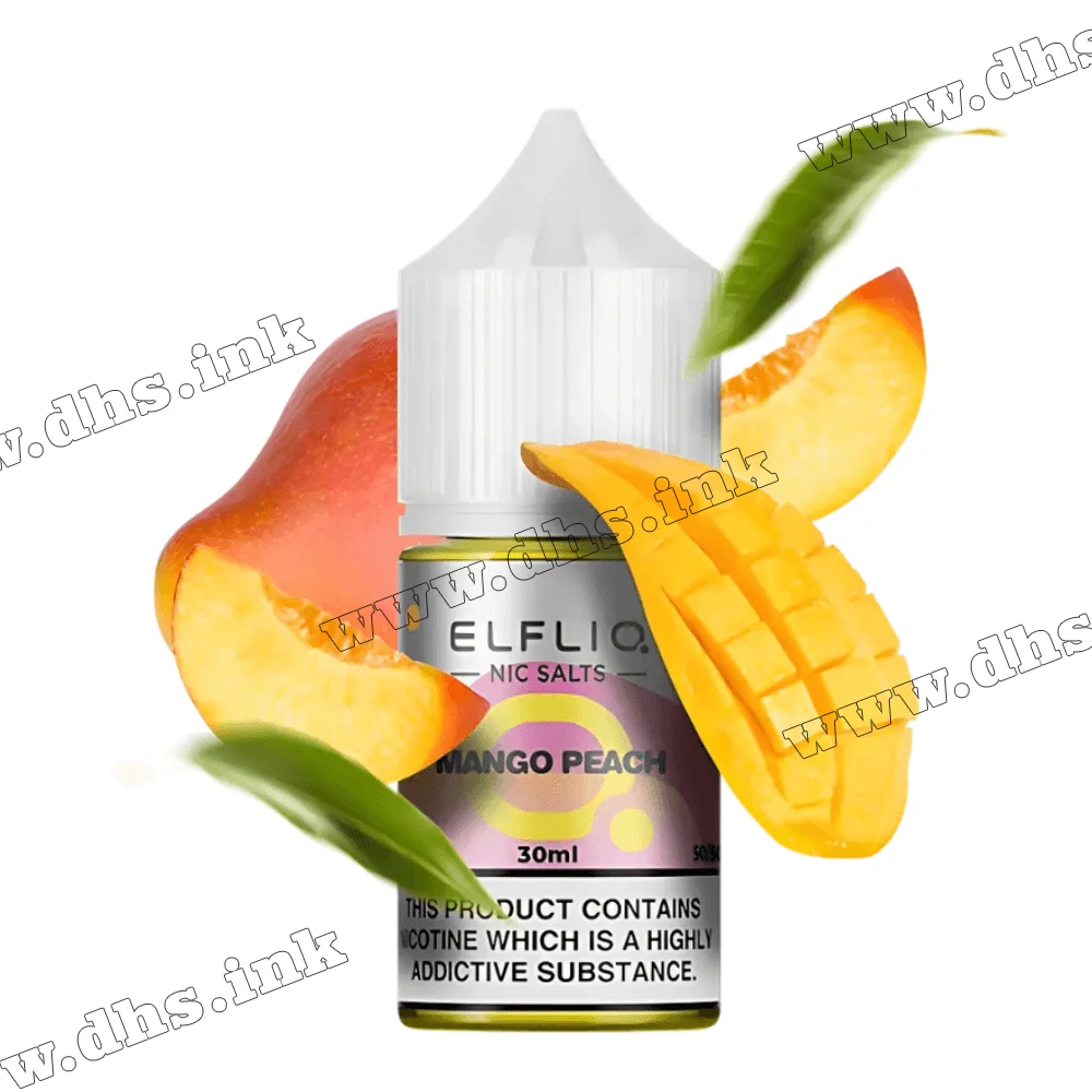 Солевая жидкость ElfLiq Salt 30 мл (50 мг) - Mango Peach (Манго, Персик) Солевая жидкость ElfLiq Salt 30 мл (50 мг) - Mango Peach (Манго, Персик)