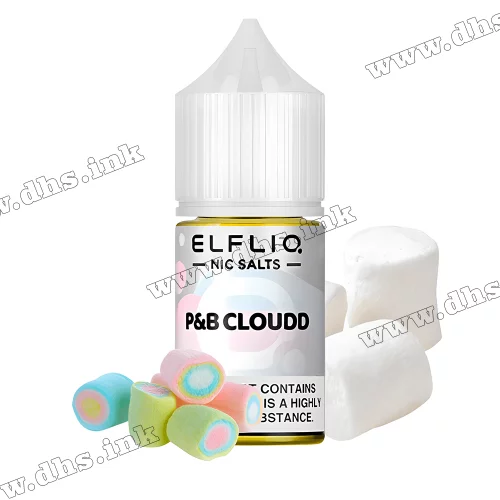 Сольова рідина ElfLiq Salt 30 мл (50 мг) - PB Cloudd (Маршмеллоу)