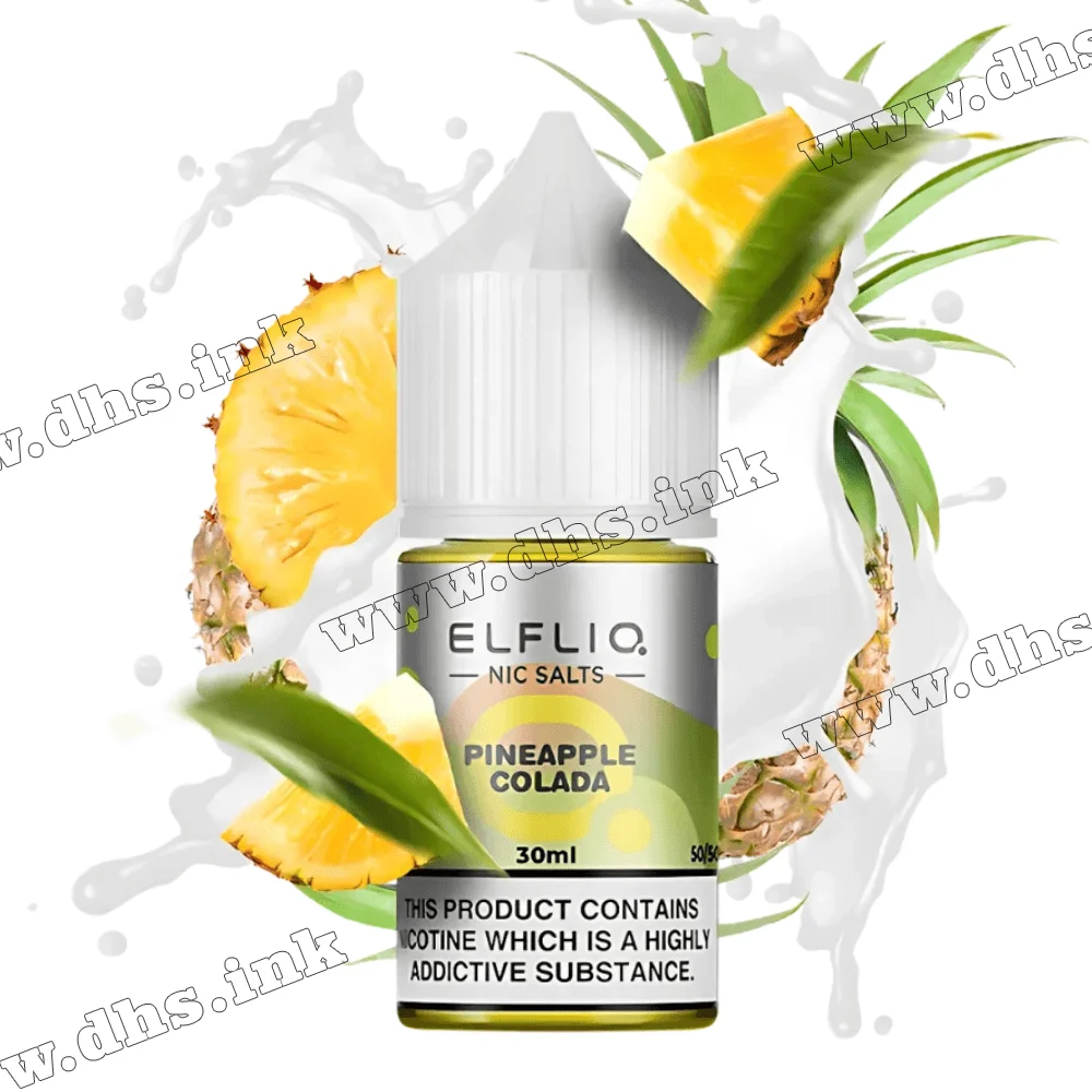 Солевая жидкость ElfLiq Salt 30 мл (50 мг) - Pineapple Colada (Ананас, Пина Колада) Солевая жидкость ElfLiq Salt 30 мл (50 мг) - Pineapple Colada (Ананас, Пина Колада)