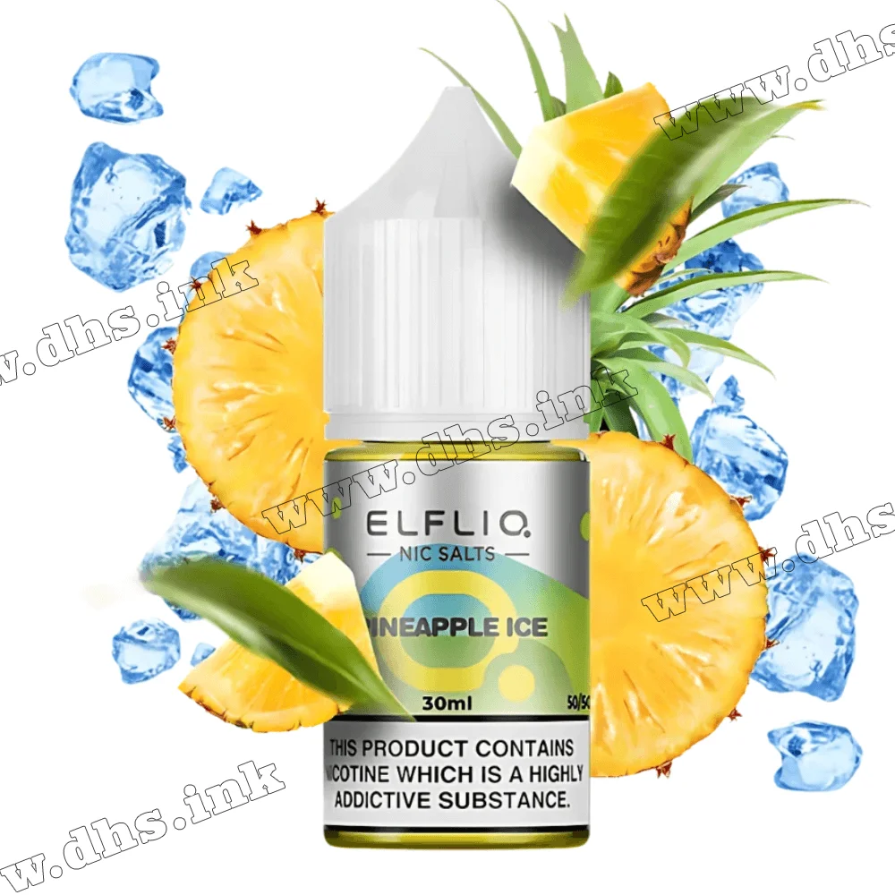 Солевая жидкость ElfLiq Salt 30 мл (50 мг) - Pineapple Ice (Ананас, Лед) Солевая жидкость ElfLiq Salt 30 мл (50 мг) - Pineapple Ice (Ананас, Лед)