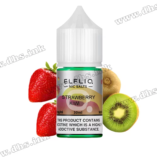 Солевая жидкость ElfLiq Salt 30 мл (50 мг) - Strawberry Kiwi (Клубника, Киви)