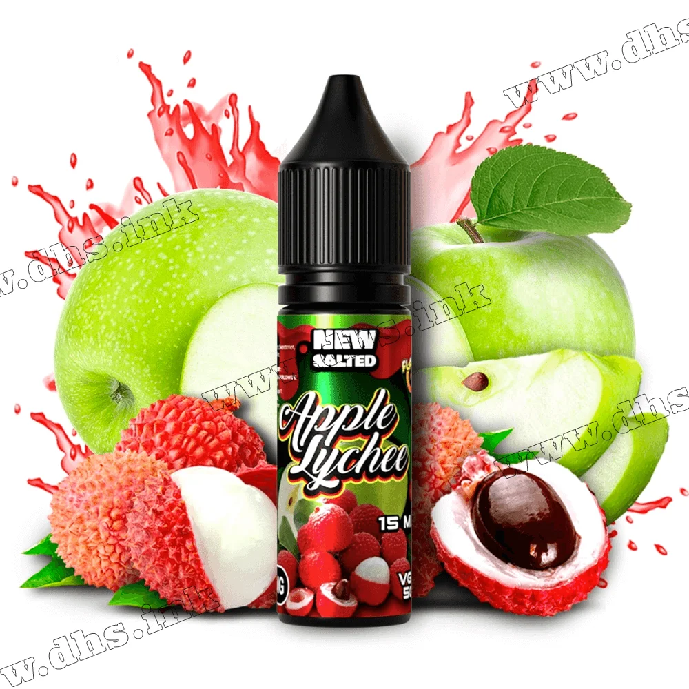 Сольова рідина Flamingo Salt 15 мл (50 мг) - Apple Lychee (Яблуко, Лічі)