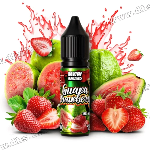 Сольова рідина Flamingo Salt 15 мл (50 мг) - Guava Strawberry (Гуава, Полуниця)