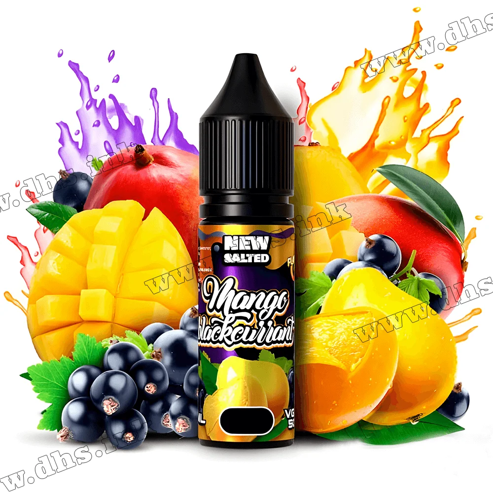 Сольова рідина Flamingo Salt 15 мл (50 мг) - Mango Blackcurrant (Манго, Чорна Смородина)