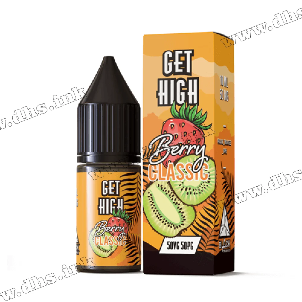 Сольова рідина Get High Salt 10 мл (30 мг) - Berry Classic (Полуниця, Ківі)