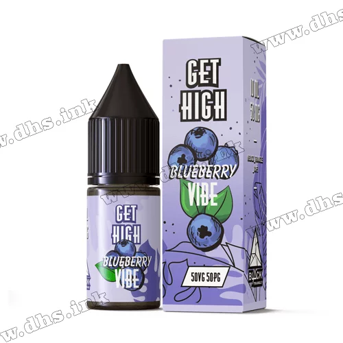 Солевая жидкость Get High Salt 10 мл (30 мг) - Blueberry Vibe (Черника)