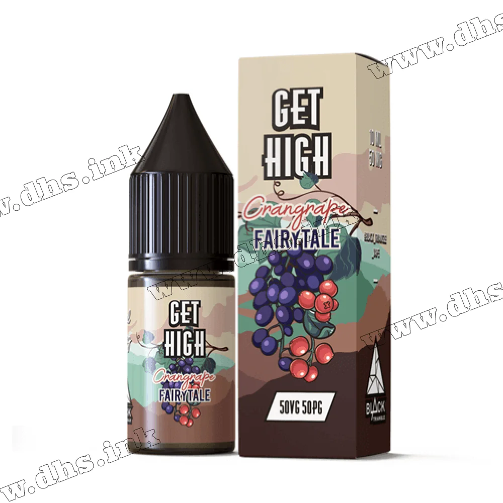 Сольова рідина Get High Salt 10 мл (30 мг) - Crangrape Fairytale (Виноград, Журавлина)