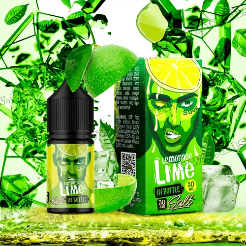 Солевая жидкость In Bottle Salt 30 мл (30 мг) - Lime Lemonade (Лаймовый Лимонад)