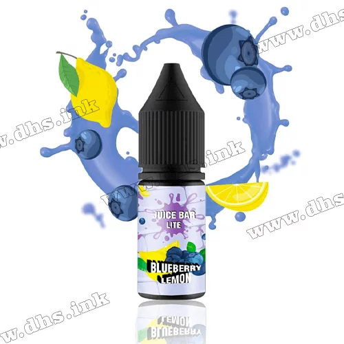 Солевая жидкость Flavorlab Juice Bar Lite Salt 10 мл (50 мг) - Blueberry Lemon (Черника, Лимон)