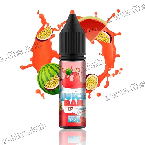 Солевая жидкость Flavorlab Juice Bar Top 15 мл (50 мг) - Watermelon Passion fruit (Арбуз, Маракуйя)