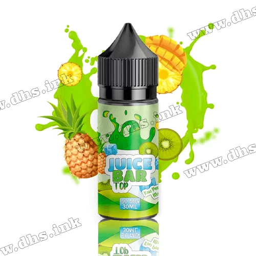 Солевая жидкость Flavorlab Juice Bar Top 30 мл (50 мг) - Kiwi Pineapple Mango (Киви, Ананас, Манго)