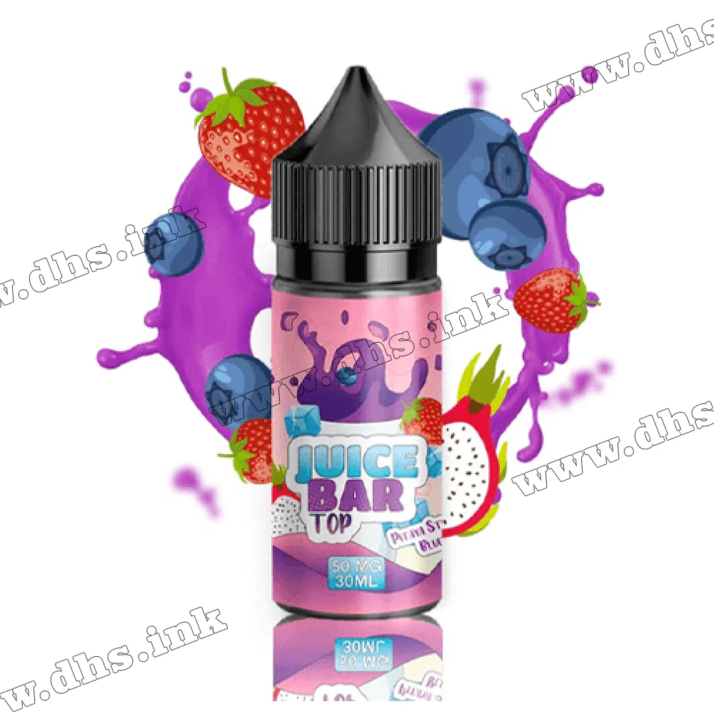 Сольова рідина Flavorlab Juice Bar Top 30 мл (50 мг) - Pitaya Strawberry Blueberry (Пітайя, Полуниця, Чорниця)