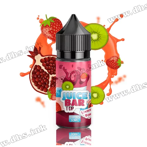 Солевая жидкость Flavorlab Juice Bar Top 30 мл (50 мг) - Strawberry Kiwi Pomegranate (Клубника, Киви, Гранат)