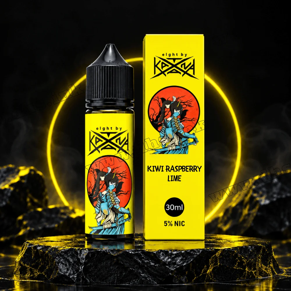 Солевая жидкость Katana Salt 30 мл (50 мг) - Kiwi Raspberry Lime (Киви, Малина, Лайм)