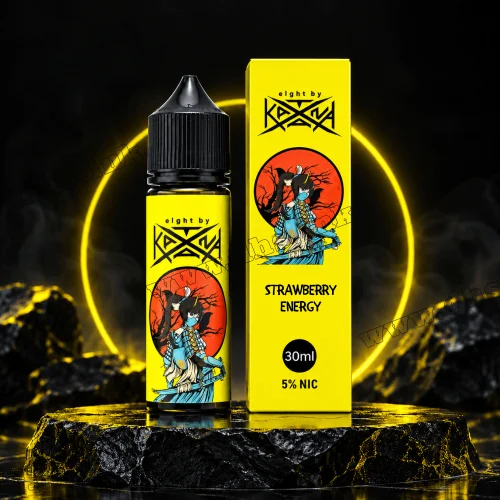 Солевая жидкость Katana Salt 30 мл (50 мг) - Strawberry Energy (Клубника, Энергетик)