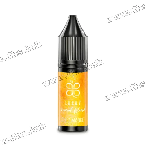 Сольова рідина Lucky Salt 15 мл (50 мг) - Cold Mango (Холодний Манго) Сольова рідина Lucky Salt 15 мл (50 мг) - Cold Mango (Холодний Манго)