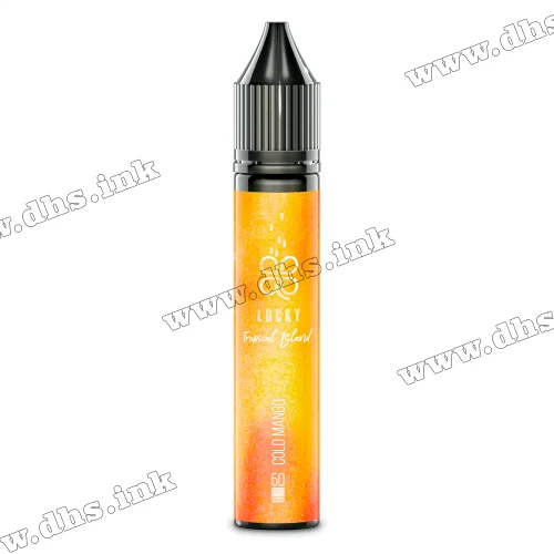Сольова рідина Lucky Salt 30 мл (50 мг) - Cold Mango (Холодний Манго) Сольова рідина Lucky Salt 30 мл (50 мг) - Cold Mango (Холодний Манго)