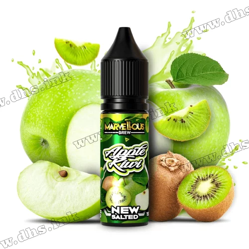 Сольова рідина Marvellous Brew Salt 15 мл (35 мг) - Apple Kiwi (Яблуко, Ківі)