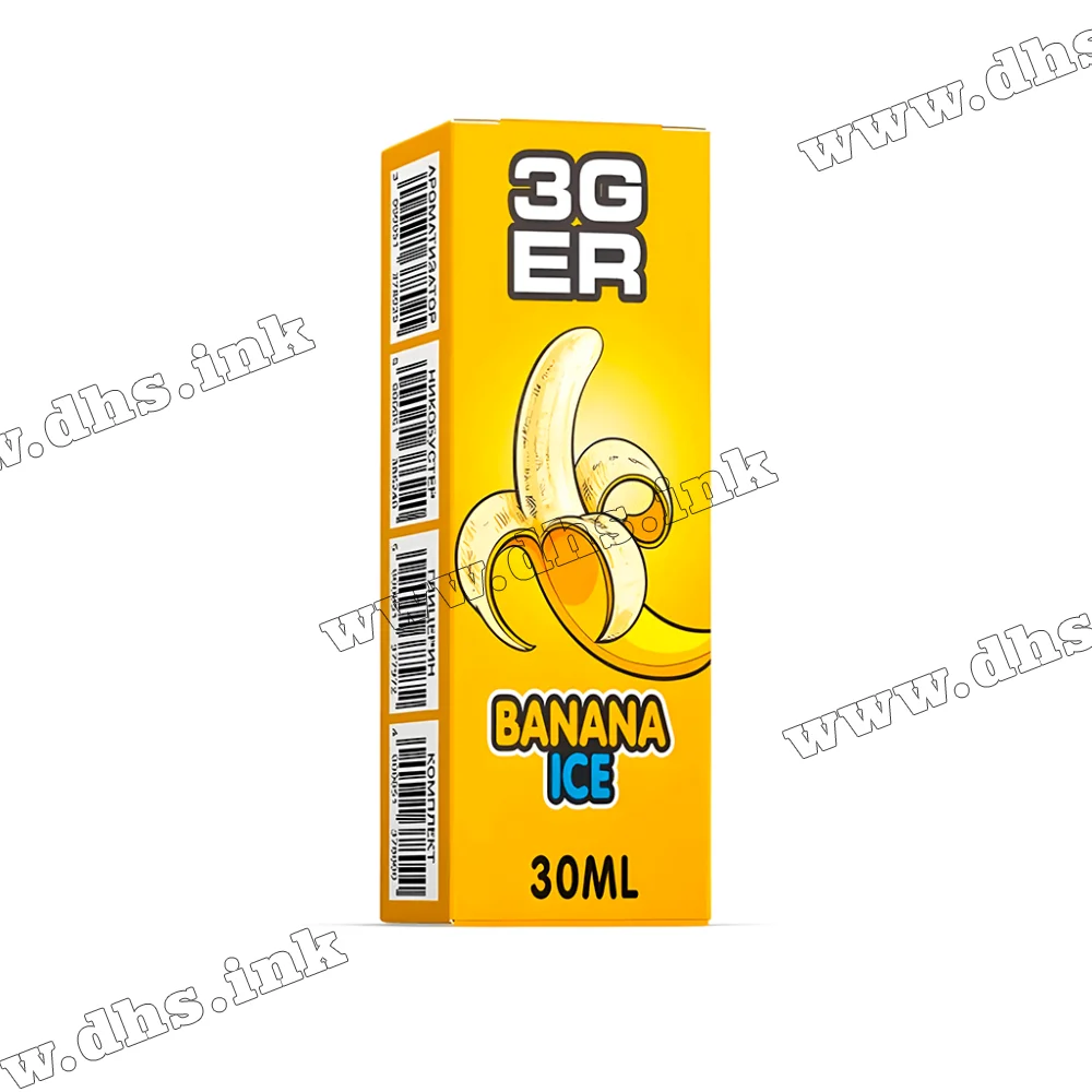 Набір для самозамісу 3Ger Salt 30 мл (50 мг) - Banana Ice (Банан, Лід)