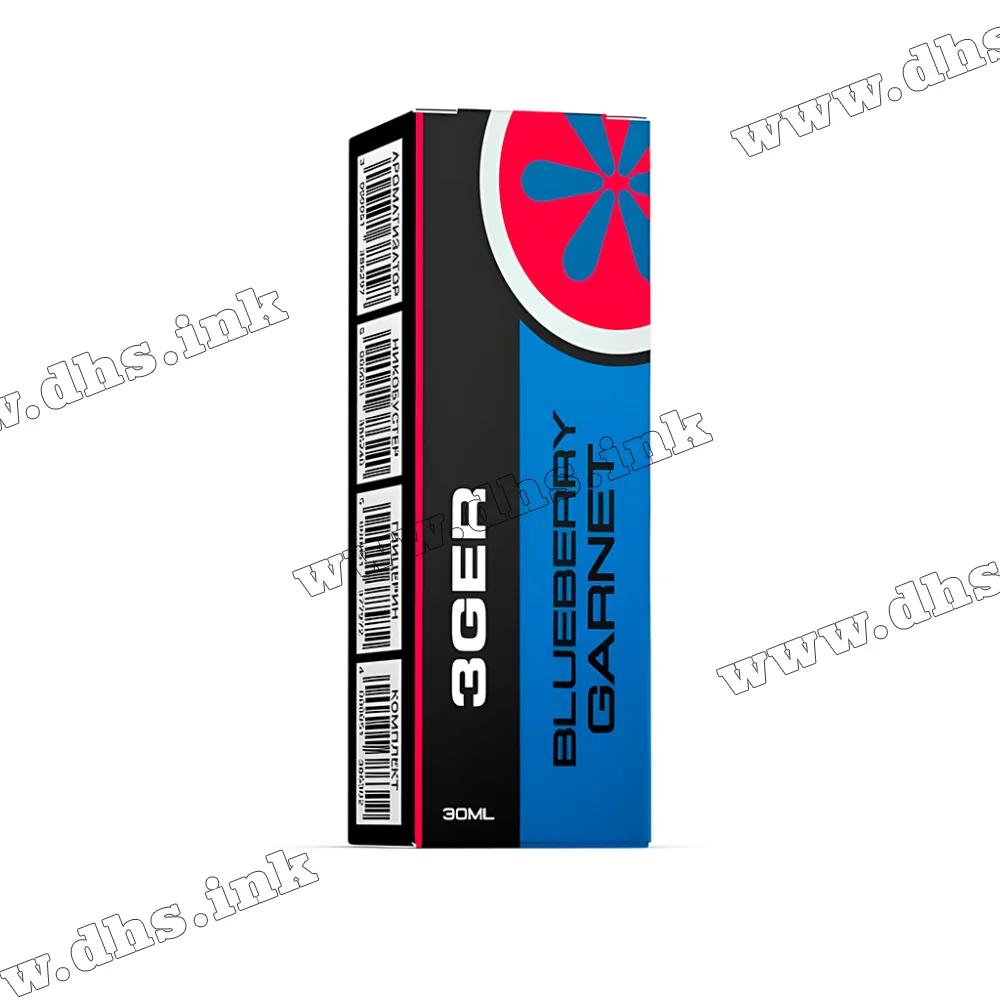 Набір для самозамісу 3Ger Salt 30 мл (50 мг) - Blueberry Garnet (Чорниця, Гранат)