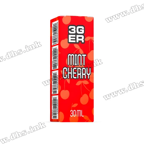 Набір для самозамісу 3Ger Salt 30 мл (50 мг) - Mint Cherry (Вишня, М'ята)