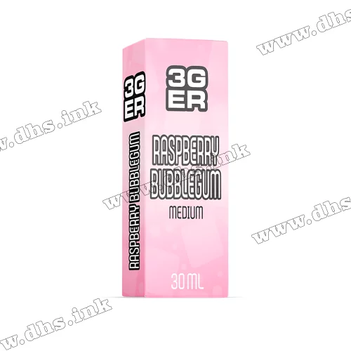 Набор для самозамеса 3Ger Salt 30 мл (50 мг) - Raspberry Bubblegum (Малина, Жвачка)