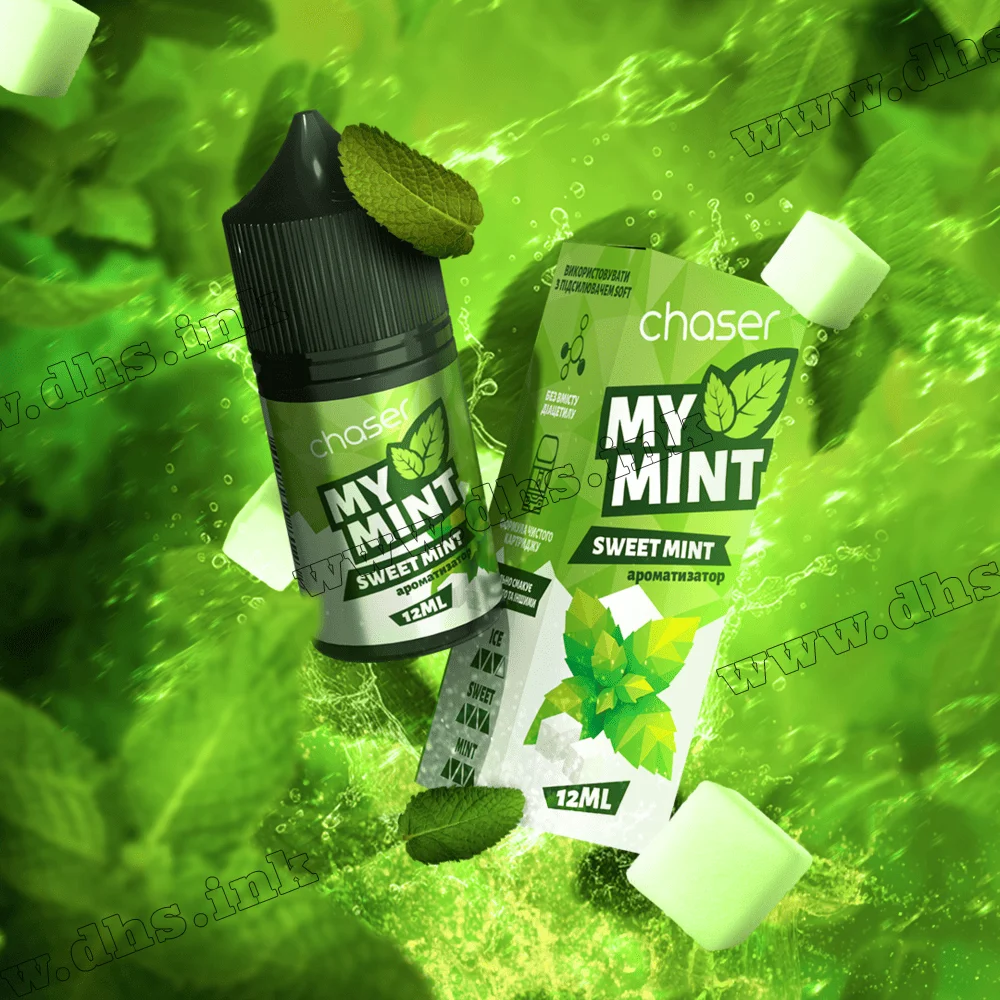 Набор для самозамеса Chaser My Mint Salt 30 мл (50 мг) - Sweet Mint (Сладкая Мята)