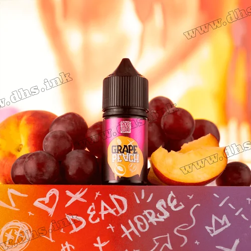 Набор для самозамеса Dead Horse Salt 30 мл (50 мг) - Grape Peach (Виноград, Персик) Набор для самозамеса Dead Horse Salt 30 мл (50 мг) - Grape Peach (Виноград, Персик)