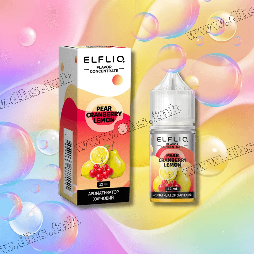 Набір для самозамісу ElfLiq Salt 30 мл (50 мг) - Pear Cranberry Lemon (Груша, Журавлина, Лимон)