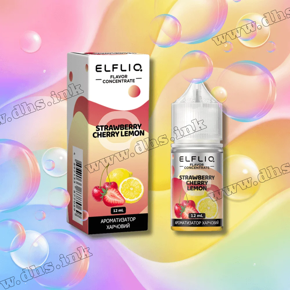Набор для самозамеса ElfLiq Salt 30 мл (50 мг) - Strawberry Cherry Lemon (Клубника, Вишня, Лимон)