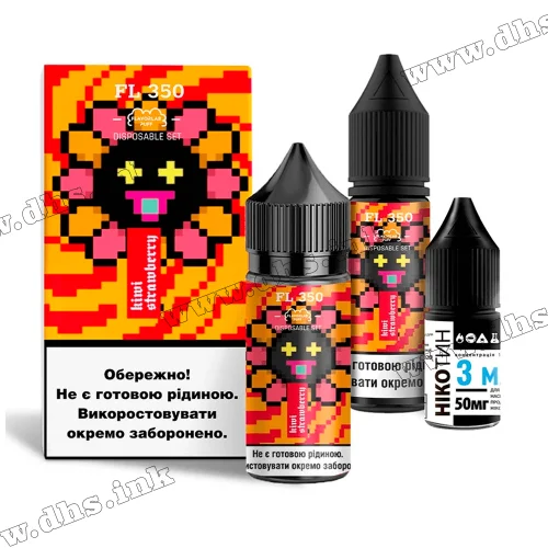 Набір для самозамісу Flavorlab FL 350 Salt 30 мл (50 мг) - Kiwi Strawberries (Ківі, Полуниця)