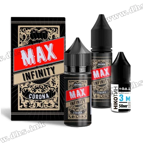 Набір для самозамісу Flavorlab Infinity Max Salt 30 мл (50 мг) - Coronа (Тютюн)