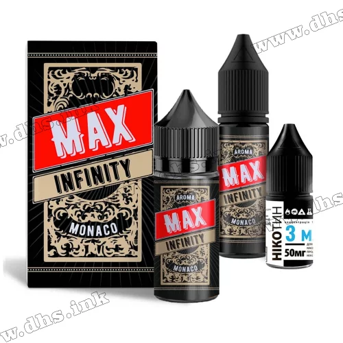 Набор для самозамеса Flavorlab Infinity Max Salt 30 мл (50 мг) - Monaco (Табак, Орех)