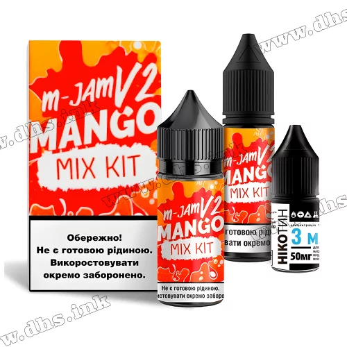 Набор для самозамеса Flavorlab M Jam V2 Salt 30 мл (50 мг) - Mango (Манго)