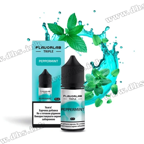 Набор для самозамеса Flavorlab Triple Strong Salt 30 мл (65 мг) - Peppermint (Мята)