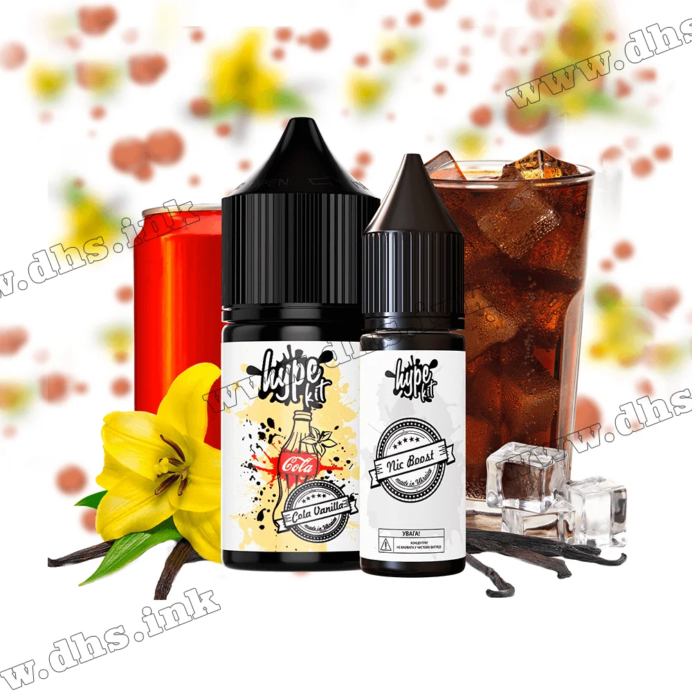 Набір для самозамісу Hype Salt 30 мл (50 мг) - Cola Vanila (Кола Ваніль)