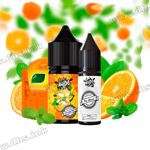 Набір для самозамісу Hype Salt 30 мл (50 мг) - Orange Ball (Апельсин з М'ятою)