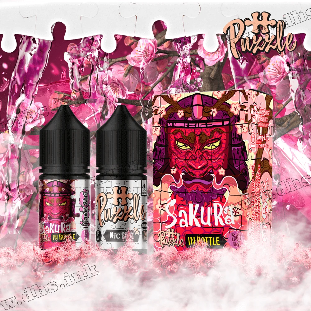 Набір для самозамісу In Bottle Puzzle Salt 30 мл (50 мг) - Sakura (Сакура)