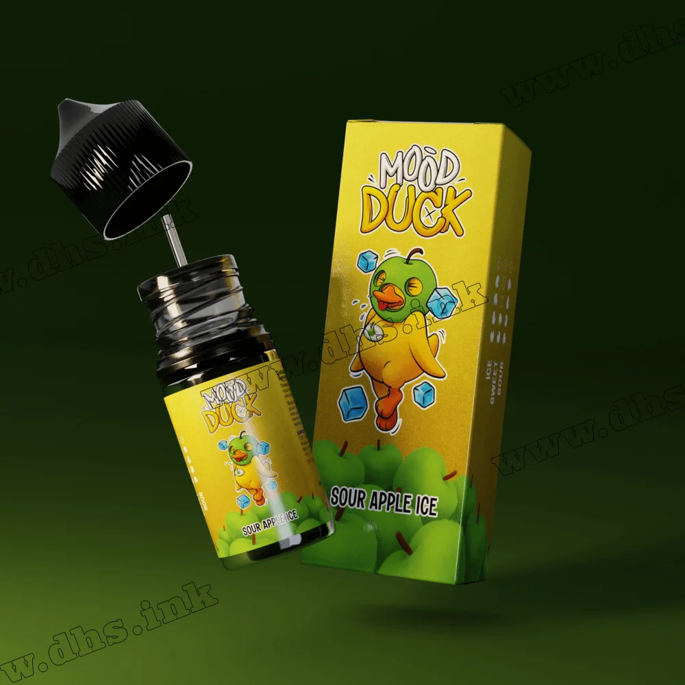 Набір для самозамісу Mood Duck Salt 30 мл (50 мг) - Sour Apple Ice (Кисло Яблуко, Лід)