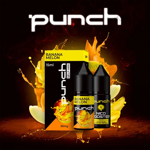 Набір для самозамісу Punch Salt 15 мл (50 мг) - Banana Melon (Банан, Диня)