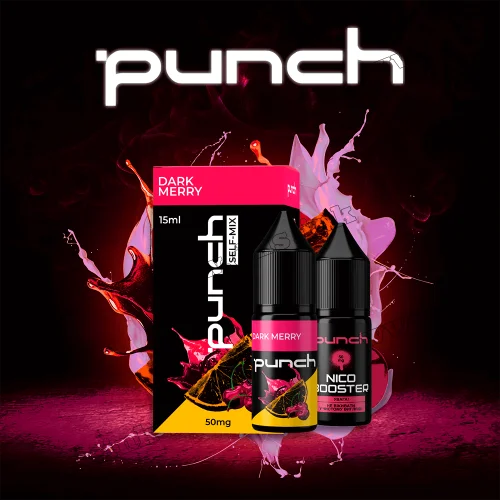 Набір для самозамісу Punch Salt 15 мл (50 мг) - Dark Merry (Вишня, Апельсин)